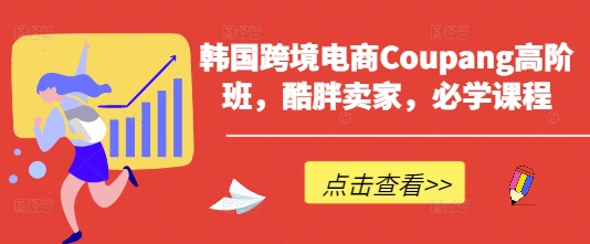 韩国跨境电商Coupang高阶班,酷胖卖家,必学课程-云创终点站