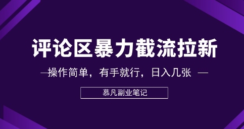 评论区暴力截流拉新：捡钱项目，操作简单，有手就行，日入几张-云创终点站